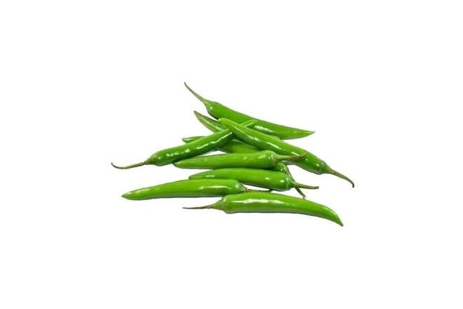 Long Green Chillies 250g