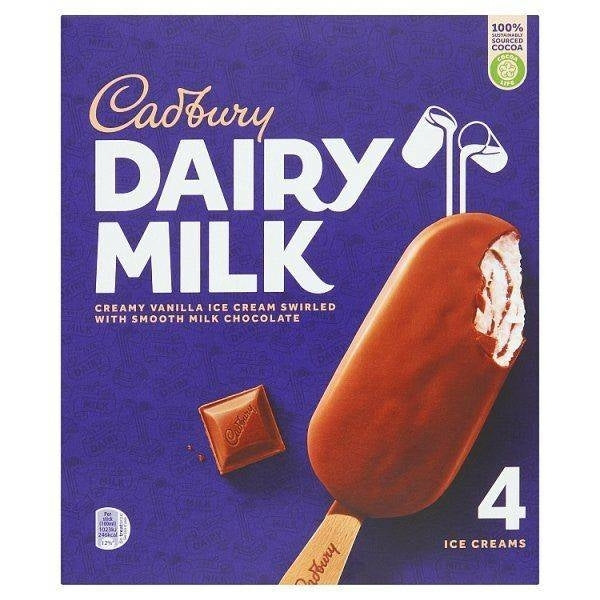 Cadbury Dairy Milk 4 Pack