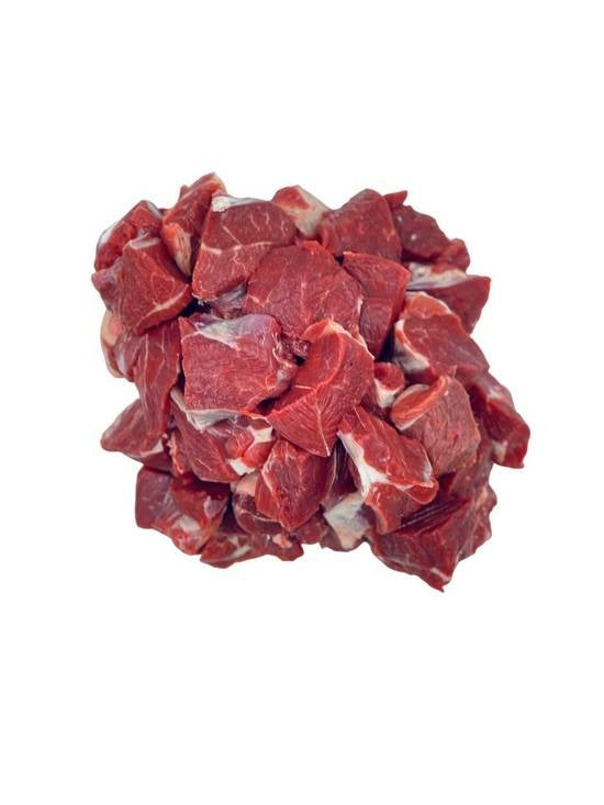 Halal Mutton Leg Diced With Bone 500g