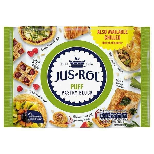 Jus Rol Puff Pastry Block 500g