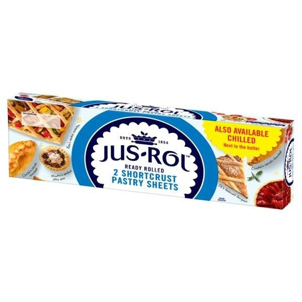 Jus Rol 2 Shortcrust Pastry Sheets 640g