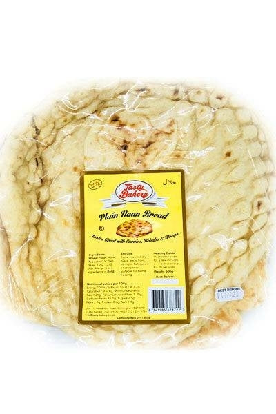 Tasty Bakery Plain Naan Bread 3pcs