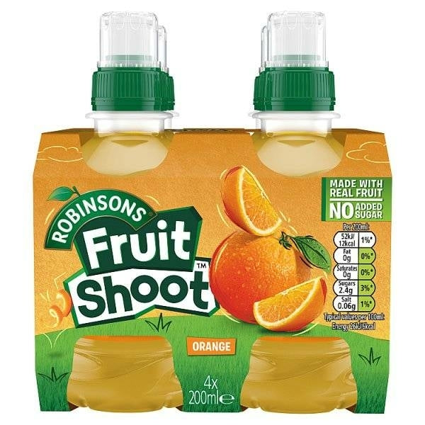 Robinsons Fruit Shoot NAS 4s