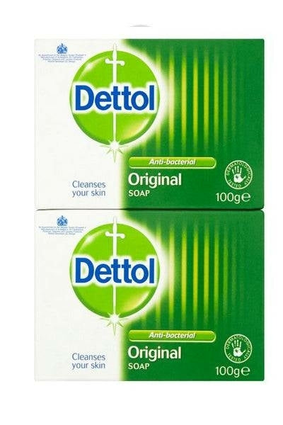 Dettol Antibacterial Bar Soap Original, Twin Pack (2x100g)