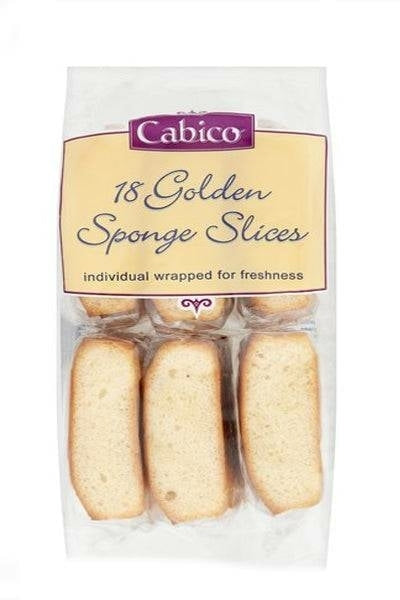 Cabico 18 Golden Sponge Slices 370g