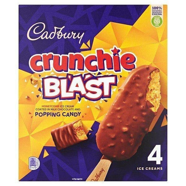 Cadbury Crunchie Blast 4 Pack