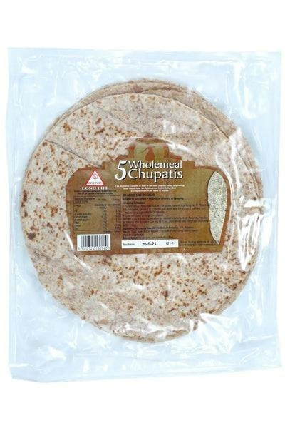 Wholemeal Chapatis 5pcs