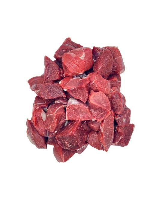 Halal Mutton Leg Boneless Diced 500g