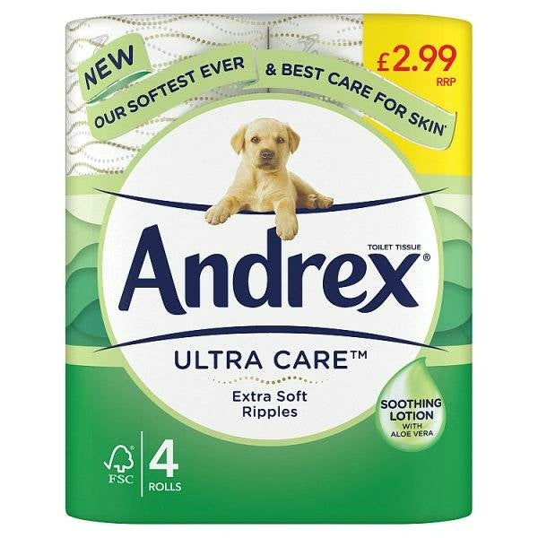 Andrx Ultra Care Toilet Tissue 4s